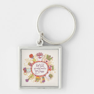 Do More Of What Makes You Happy 2 Key Ring