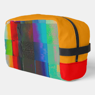 Do More on Electric Starlight Glitch Digital Art Dopp Kit
