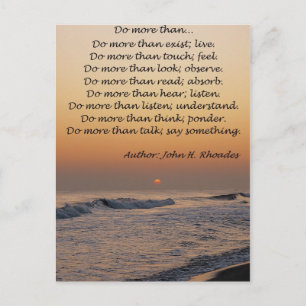 Do More Than... Postcard