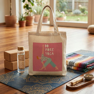 Do more yoga sweet tote bag
