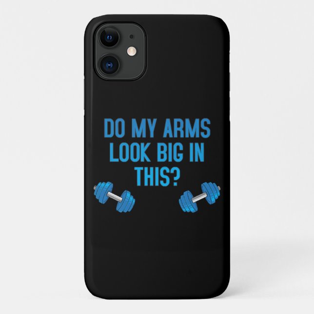 Do My Arms Look Big In This  Case-Mate iPhone Case (Back)