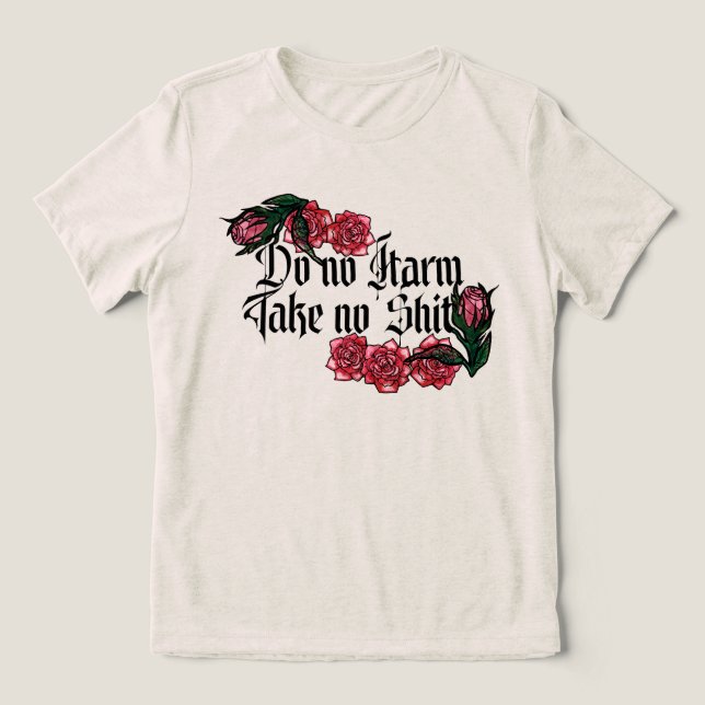 Do No Harm Tri-Blend Shirt (Design Front)