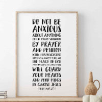Do Not Be Anxious About Anything, Philippians 4:6