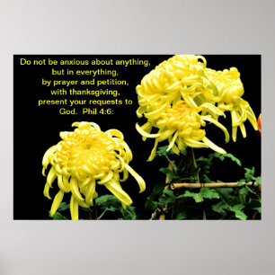 Do not be anxious poster