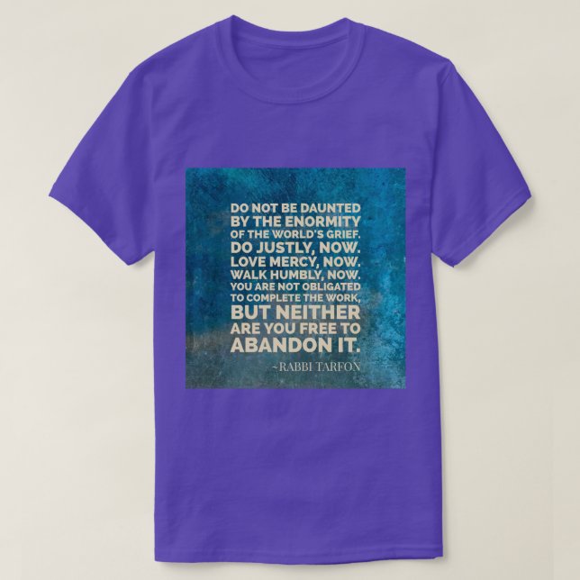 Do Not Be Daunted  T-Shirt (Design Front)