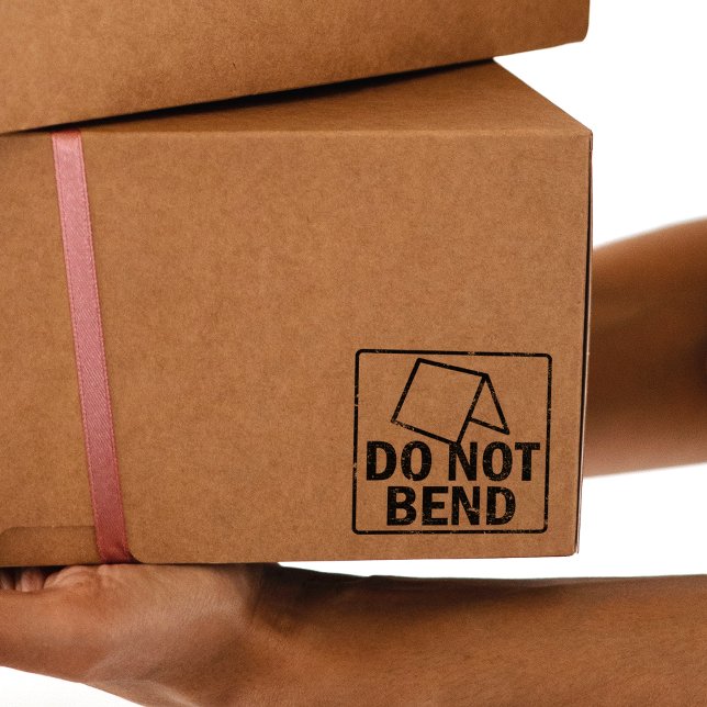 Do not Bend, Small Business Packaging  Rubber Stamp (Creator Uploaded)