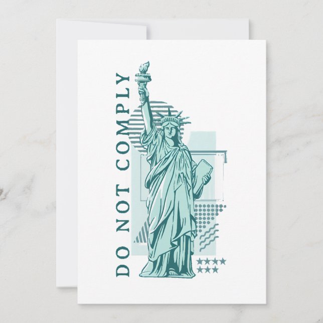 Do Not Comply Invitation (Front)