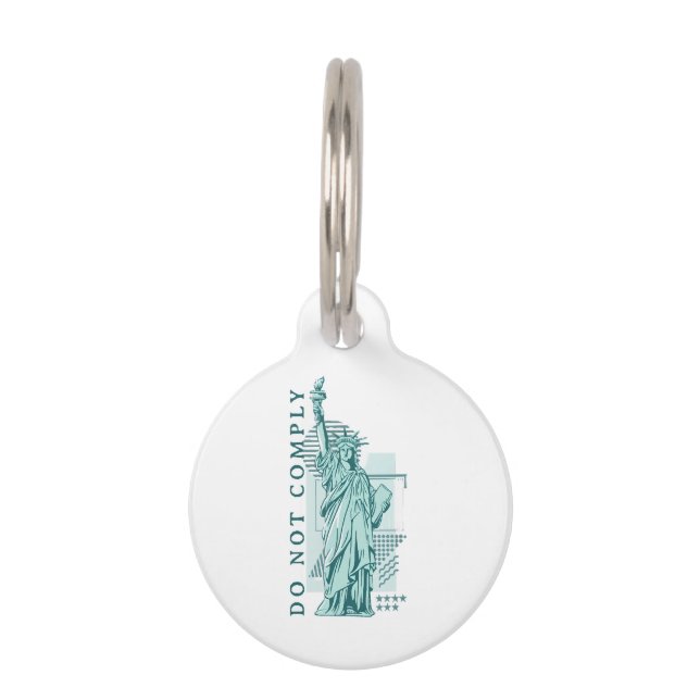 Do Not Comply Pet Tag (Front)