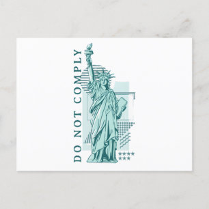 Do Not Comply Postcard