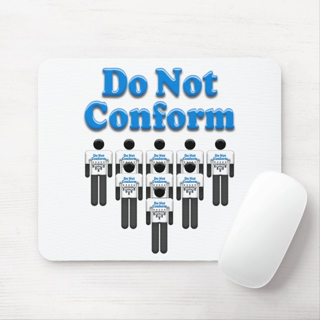 Do Not Conform Mouse Pad (With Mouse)