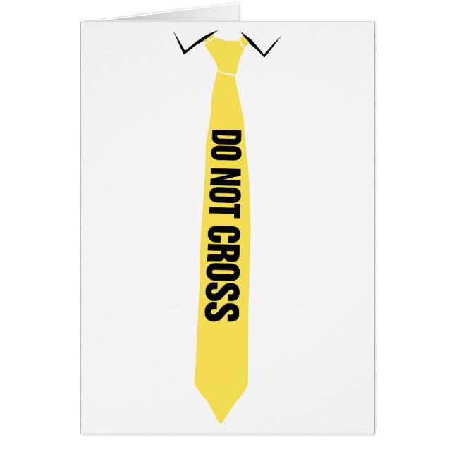 Do Not Cross Card (Front)