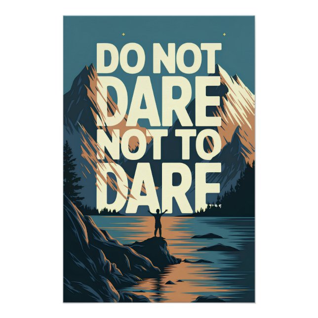 Do not dare not to dare poster (Front)