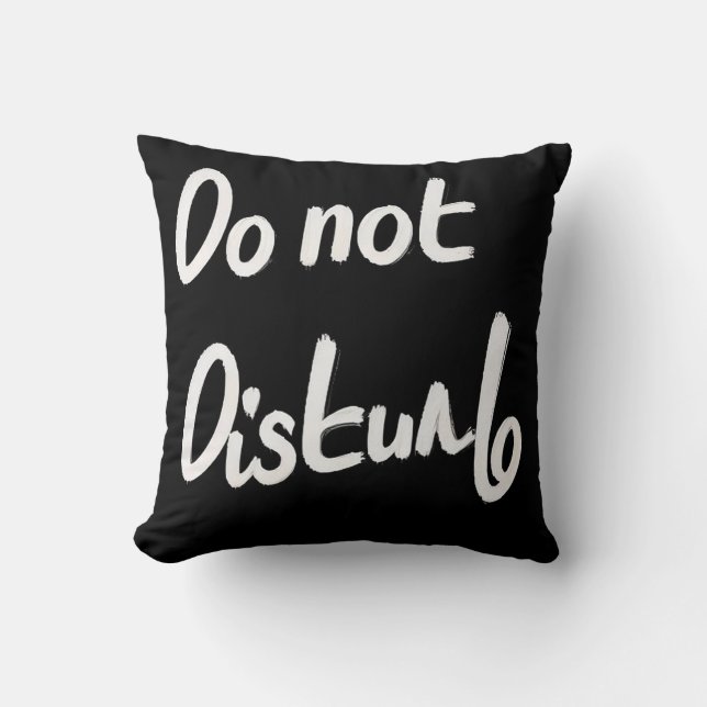 Do Not Disturb Cushion (Front)