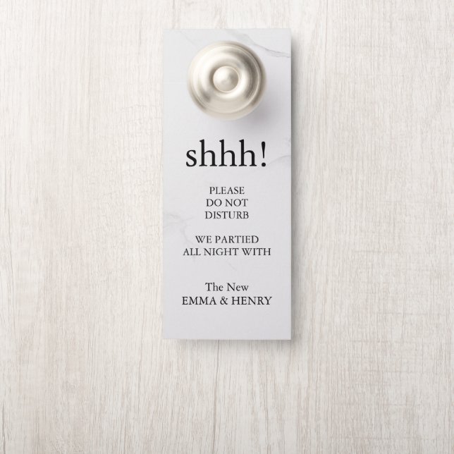 Do Not Disturb Door Hanger (On Knob)