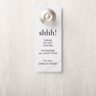 Do Not Disturb Door Hanger