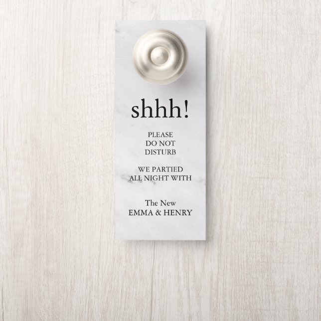 Do Not Disturb Door Hanger (On Knob)