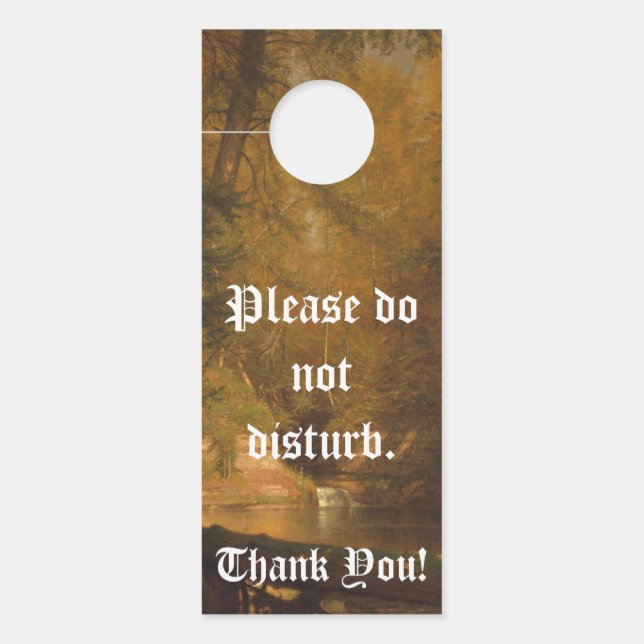 Do Not Disturb - Door Hanger (Front)