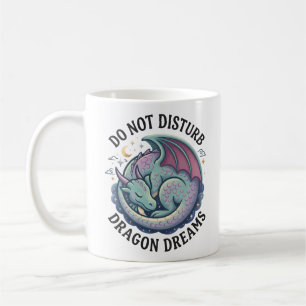 Do Not Disturb Dragon Dreams Fantasy Aesthetic Des Coffee Mug