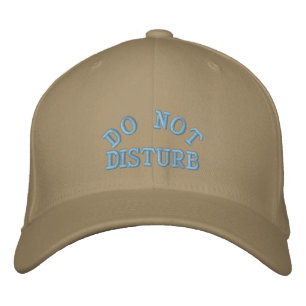 Do Not Disturb Embroidered Hat