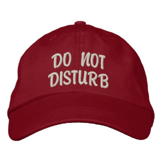 'Do Not Disturb' Gym Hat
