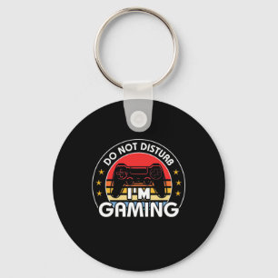Do Not Disturb I Am Gaming Key Ring