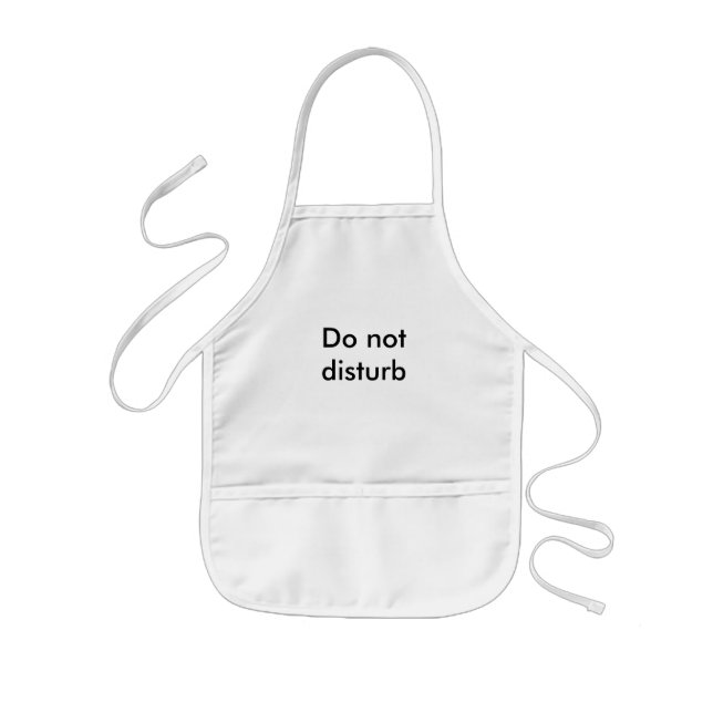 Do not disturb kids apron (Front)