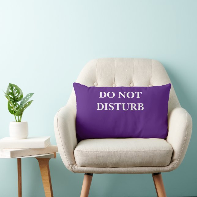DO NOT DISTURB LUMBAR CUSHION (Chair)