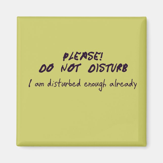 Do Not Disturb Magnet (Front)
