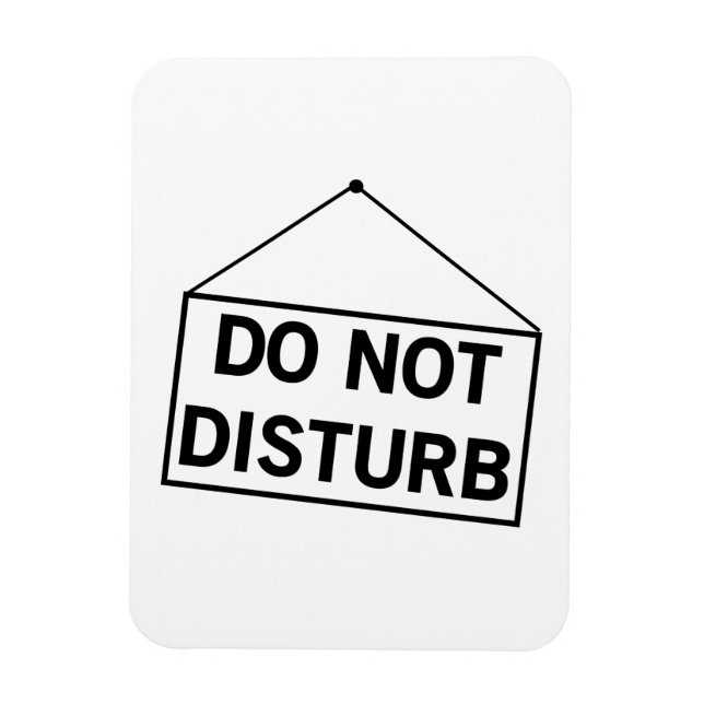 Do Not Disturb Magnet (Vertical)