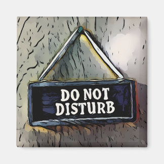 Do Not Disturb Magnetic Sign Magnet