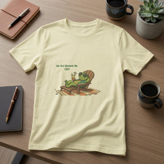 Do Not Disturb My Chill Funny Beach Vibes T-Shirt