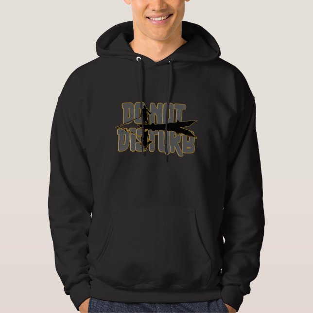 Do Not Disturb – Peaceful Solitude Boat Design Hoodie (Front)