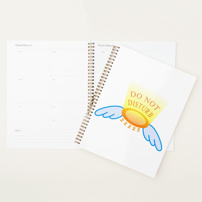 Do Not Disturb Sleep Mode Flying Halo and Wings  Planner (Creator Uploaded)