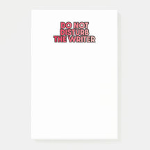 Do Not Disturb the Writer