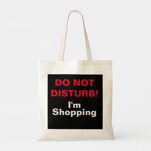 DO NOT DISTURB! TOTE BAG (Back)
