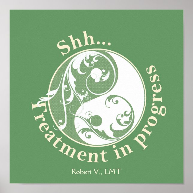 Do Not Disturb Yin and Yang Poster (Front)