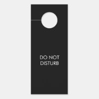 Do not Disturb, Zoom Call custom text double sided