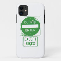Do Not Enter Except Bikes