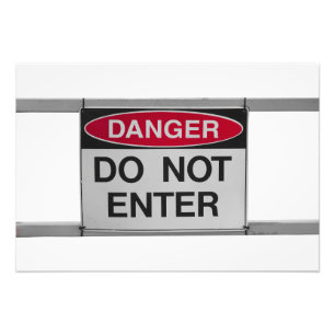 Do not enter sign