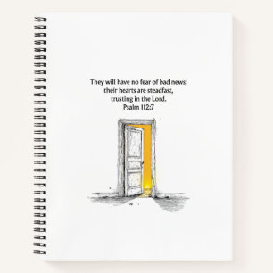 Do Not Fear Bad News - Psalm 112:7 Journal