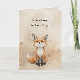 Do Not Fear Bible Scripture Verse Card