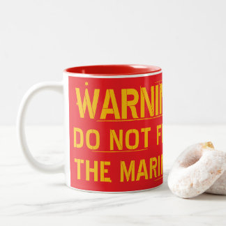 DO NOT FEED Two-Tone COFFEE MUG