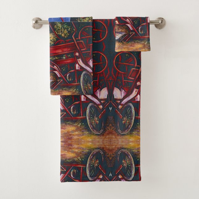 Do not Forget the Garlic, Budapest Bath Towel Set (Insitu)