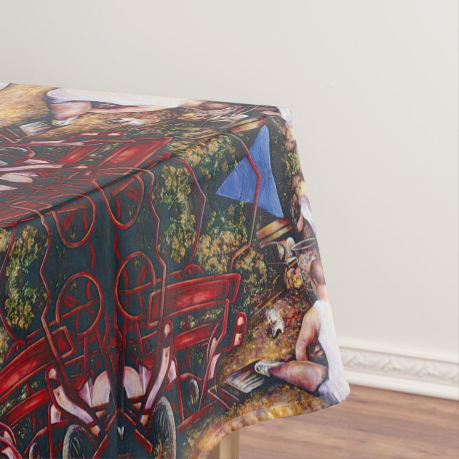 Do Not Forget the Garlic Tablecloth (In Situ)