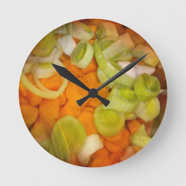 Do not forget to prep the veg Wall Clock 1 (Front)