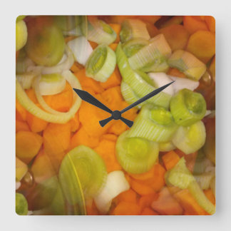 "Do not forget to prep the veg." Wall Clock 3