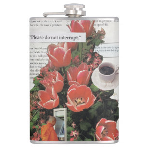 Do Not Interrupt Money Morning Coffee Tea Time Hip Flask