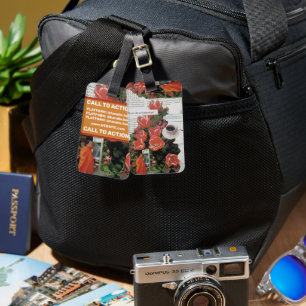 Do Not Interrupt Money Morning Coffee Tea Time Luggage Tag