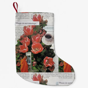 Do Not Interrupt Money Morning Coffee Tea Time Small Christmas Stocking