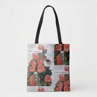 Do Not Interrupt Money Morning Coffee Tea Time Tote Bag
